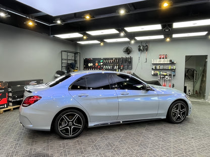 Anole Candy Metallic Dark Gray Blue Car Vinyl Wrap