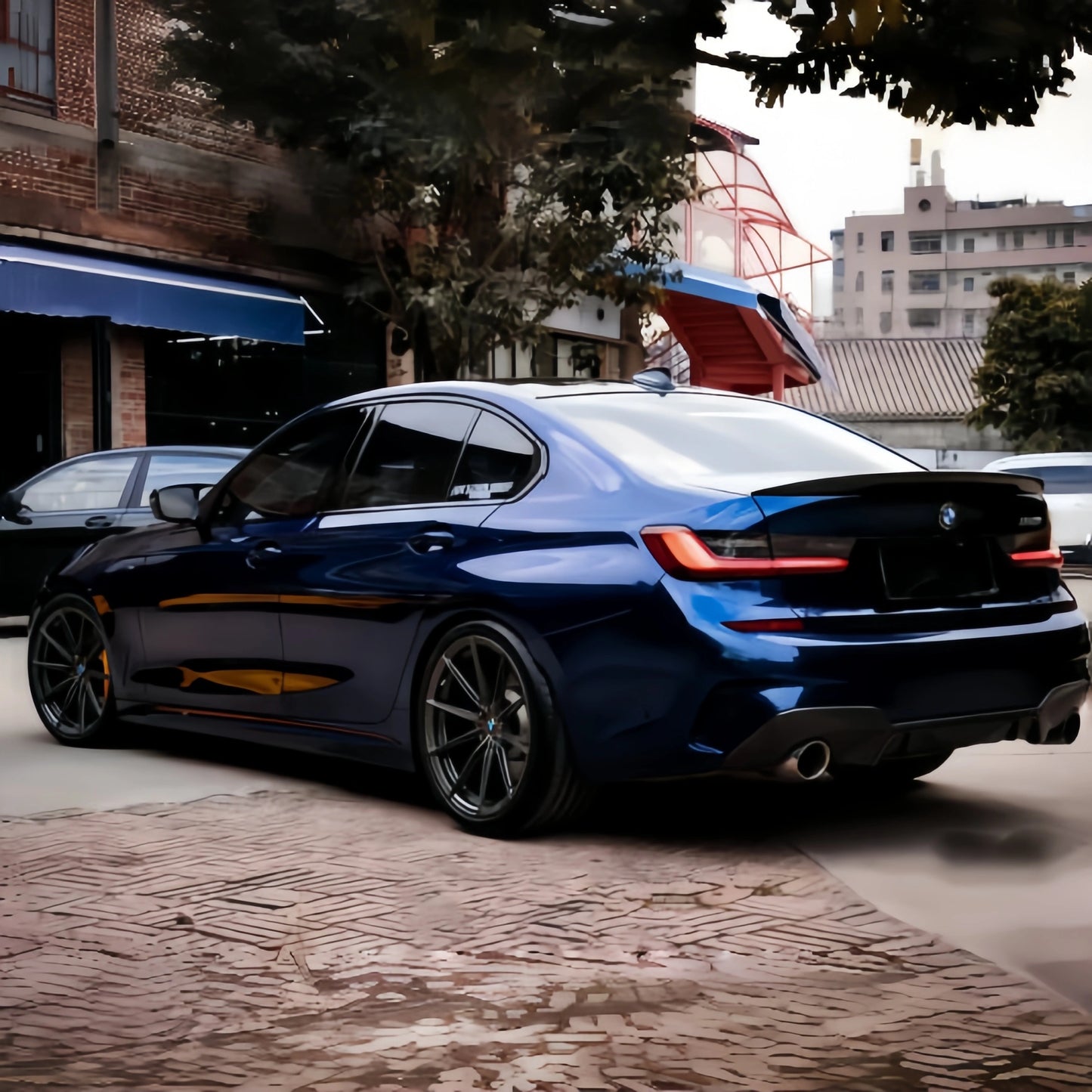 Anole Glossy Metallic Tanzanite Blue Vinyl Car Wrap