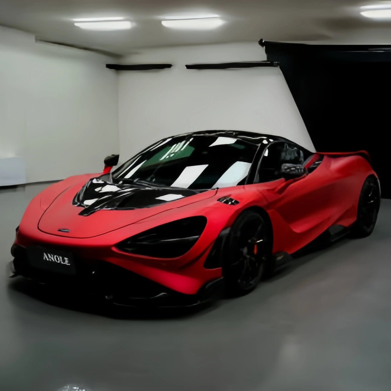 Anole Satin Chrome Prismatic Red Satin Ceramics Red Vinyl Car Wrap