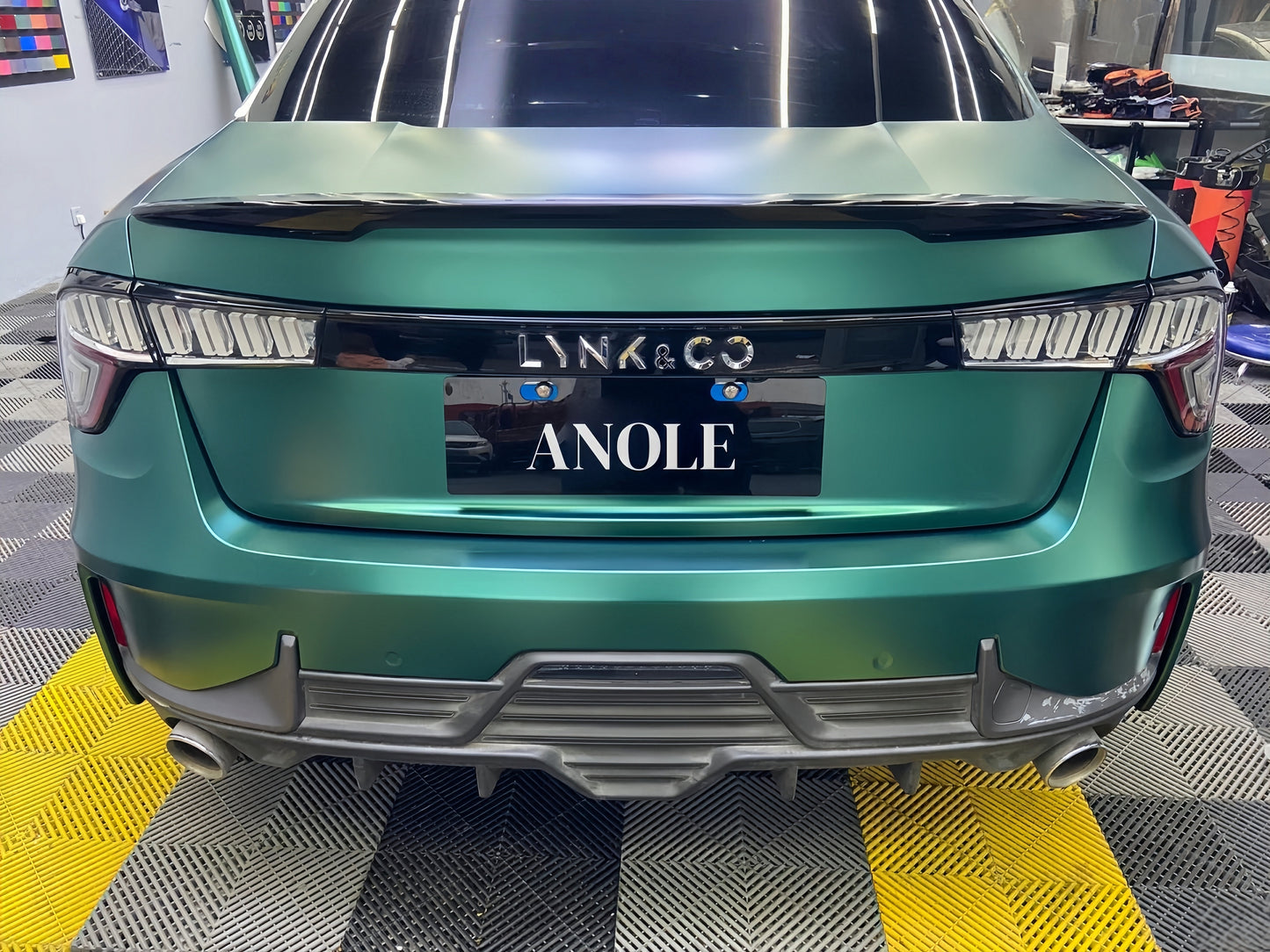 Anole Satin Chrome Paolo Veronese Green Vinyl Car Wrap