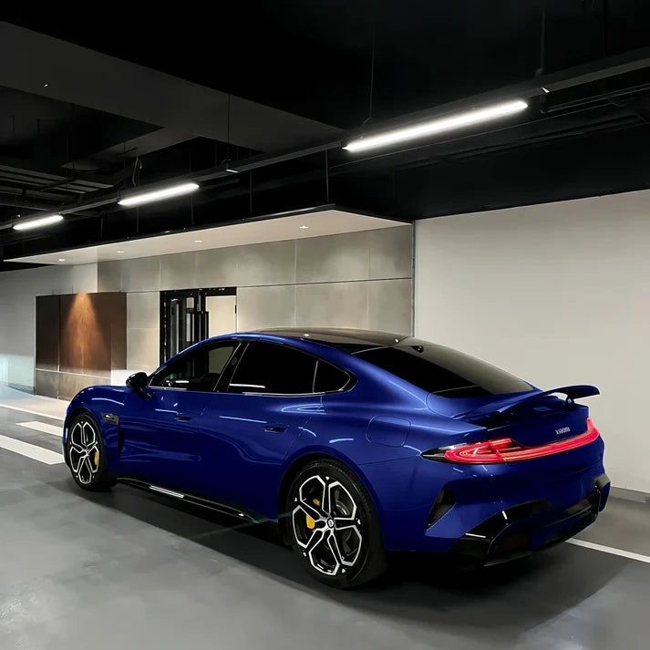 Anole Glossy Metallic Navara Blue Audi Car Vinyl Wrap