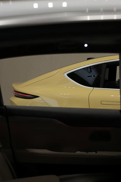 Anole High Glossy Pastel Yellow Vinyl Car Wrap