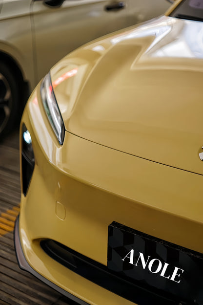 Anole High Glossy Pastel Yellow Vinyl Car Wrap