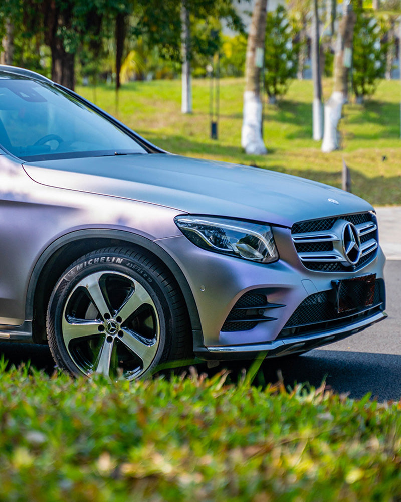 Anole Matte Gunmetal Purple Vinyl Car Wrap