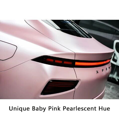 Anole Matte Metallic Pearl Baby Pink Vinyl Wrap for Car &Trucks & SUVs&Vans
