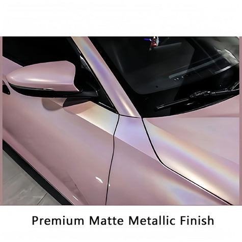 Anole Glossy Iridescent Rouge Pink Laser Car Vinyl Wrap