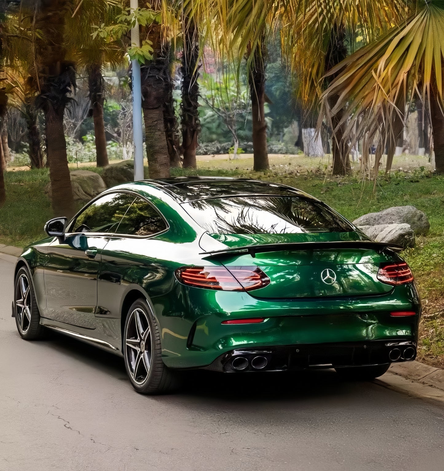 Anole Glossy Metallic La Salle Green Agate Green Vinyl Car Wrap