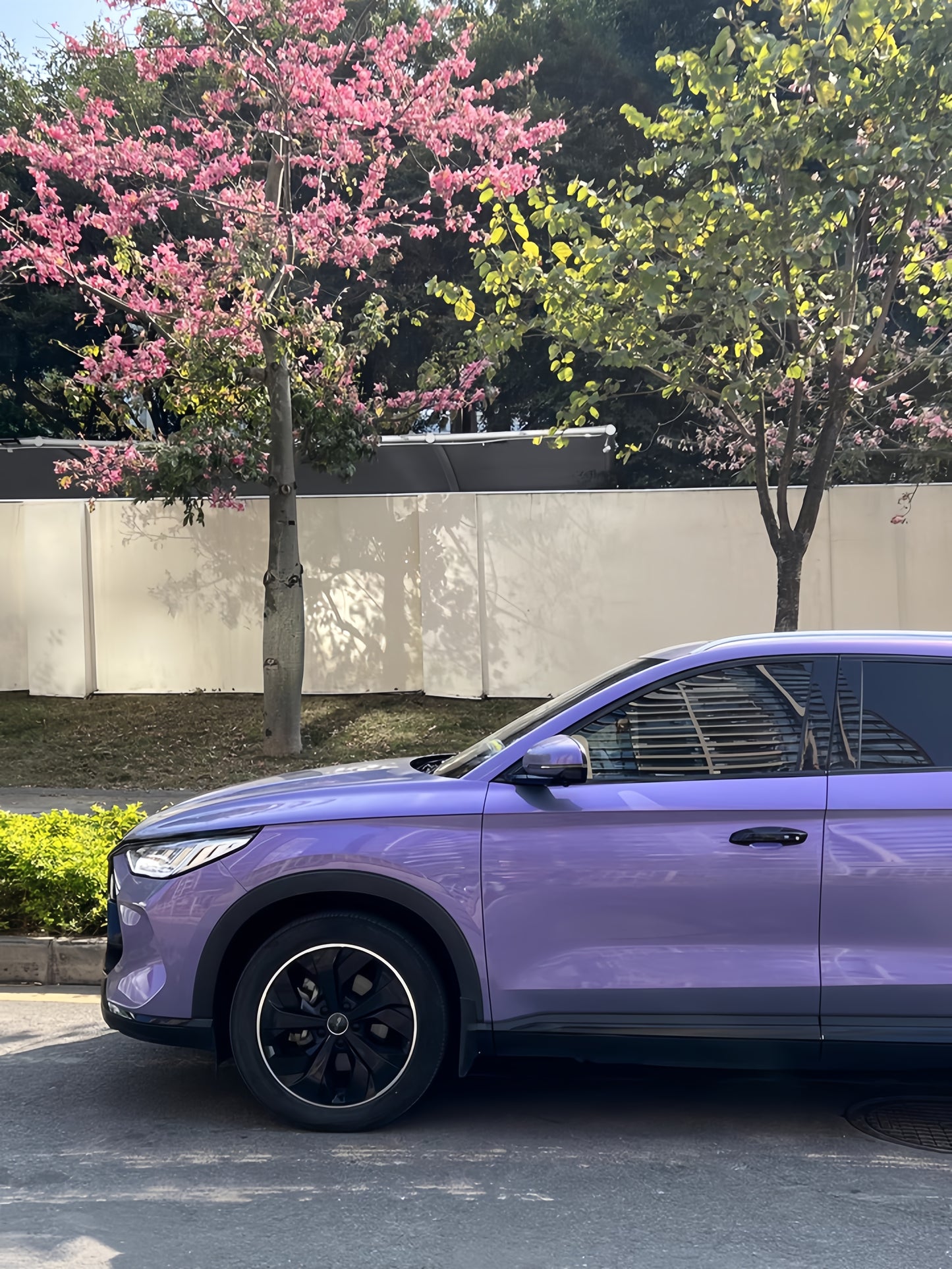 Anole TPU Magic Candy Flip Grey Purple Color PPF Paint Protection Film