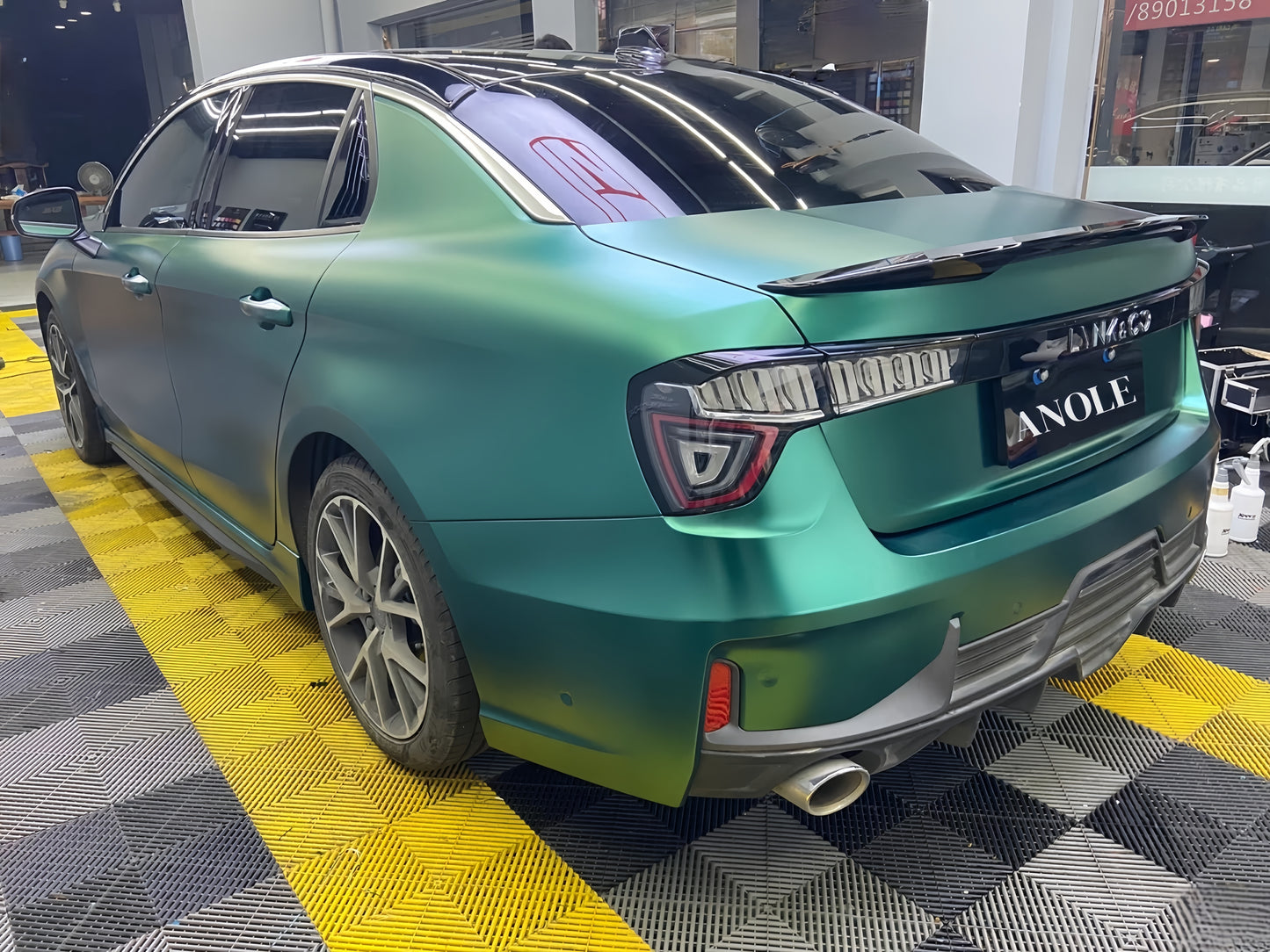 Anole Satin Chrome Paolo Veronese Green Vinyl Car Wrap