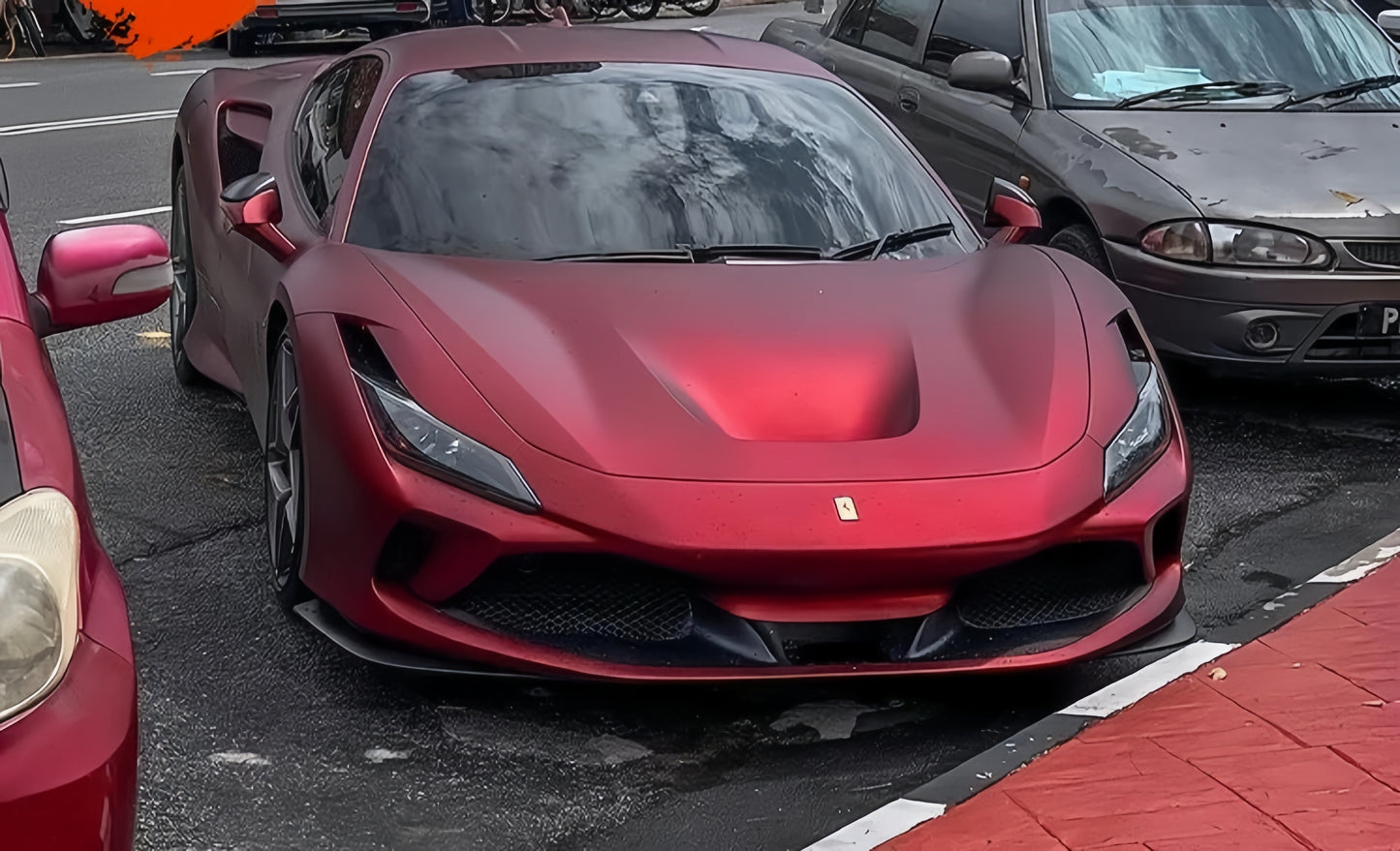 Anole Best Matte Romanee Red Car Wrap