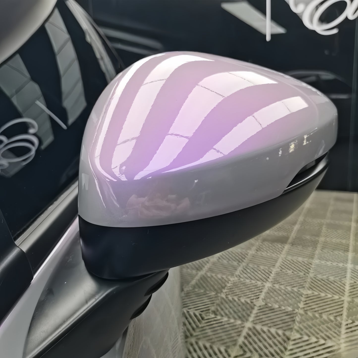 Anole Candy Metallic Gray Purple Car Vinyl Wrap