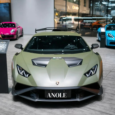 Anole Ceramic Combat Green Vinyl Car Wrap