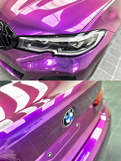 Anole Glossy Metallic Grape Purple Car Vinyl Wrap