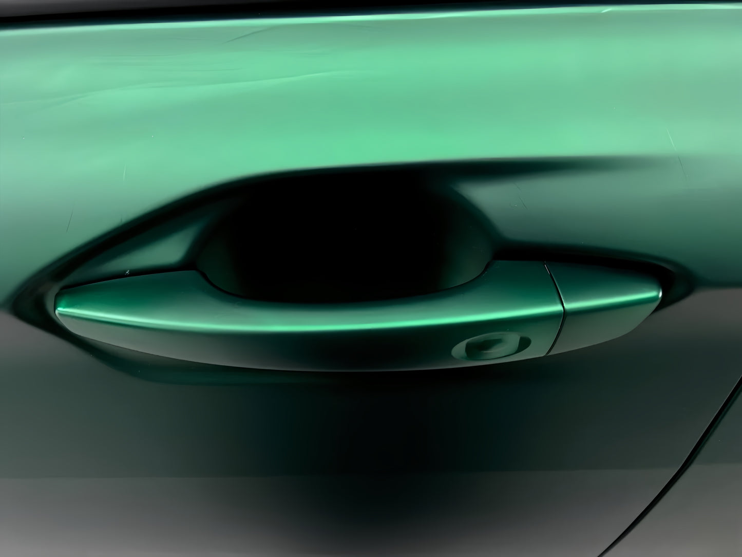 Anole Satin Chrome Silk Green Vinyl Car Wrap
