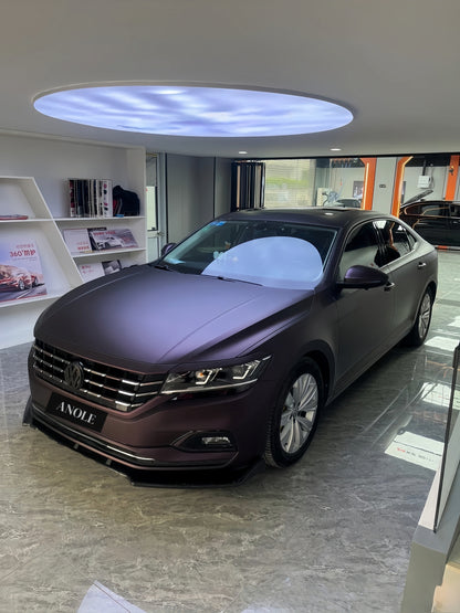 Anole Matte Dark Purple Vinyl Wrap Car