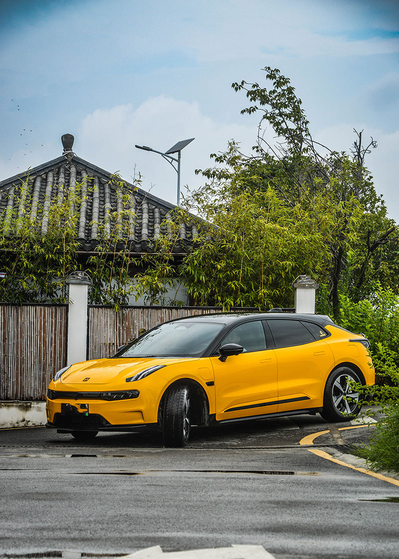 Anole Glossy Metallic Bright Yellow Car Vinyl Wrap