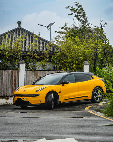 Anole Glossy Metallic Bright Yellow Car Vinyl Wrap