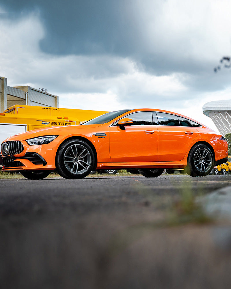 Anole High Glossy Orange Car Vinyl Wrap