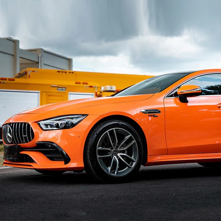 Anole High Glossy Orange Car Vinyl Wrap