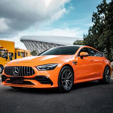 Anole High Glossy Orange Car Vinyl Wrap