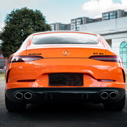 Anole High Glossy Orange Car Vinyl Wrap