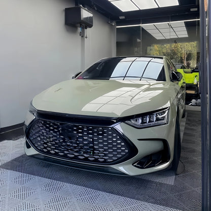 Anole High Glossy Deep Khaki Green Vinyl Car Wrap