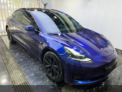Anole Glossy Metallic Tanzanite Blue Vinyl Car Wrap