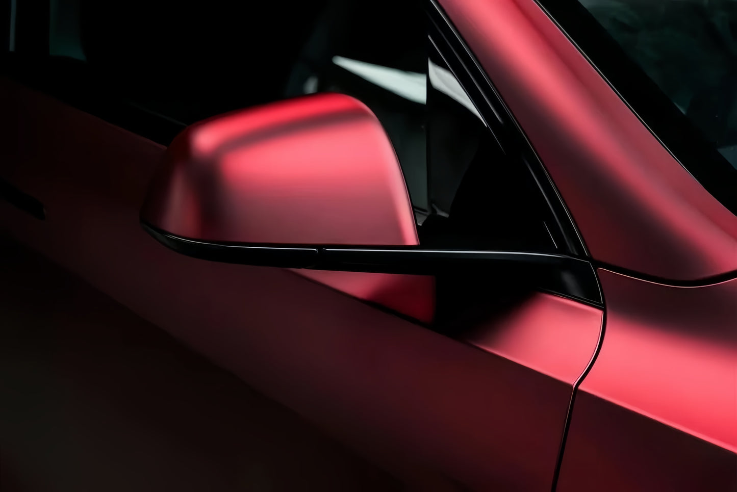 Anole Best Matte Romanee Red Car Wrap