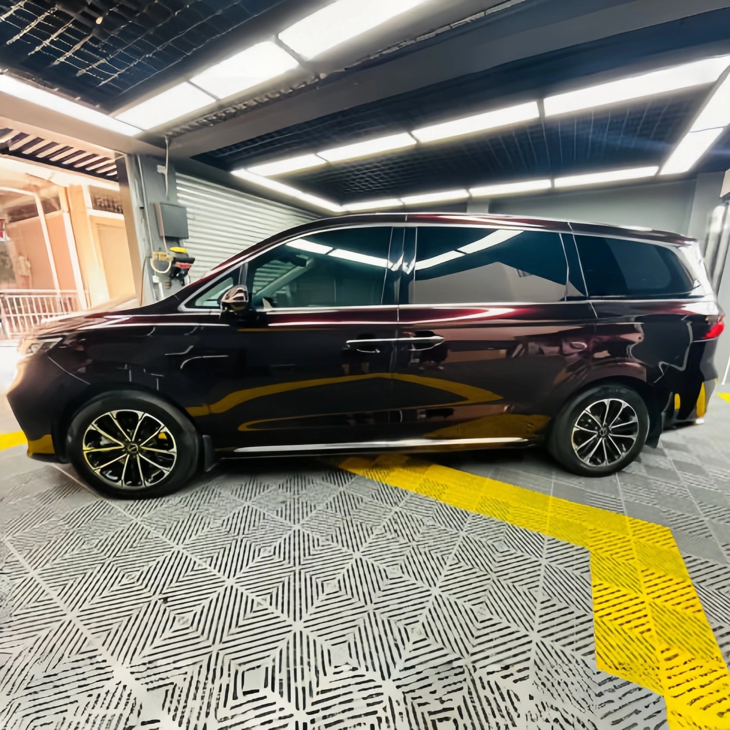 Anole TPU Satin Metallic Glossy Black Rose Color PPF Paint Protection Film