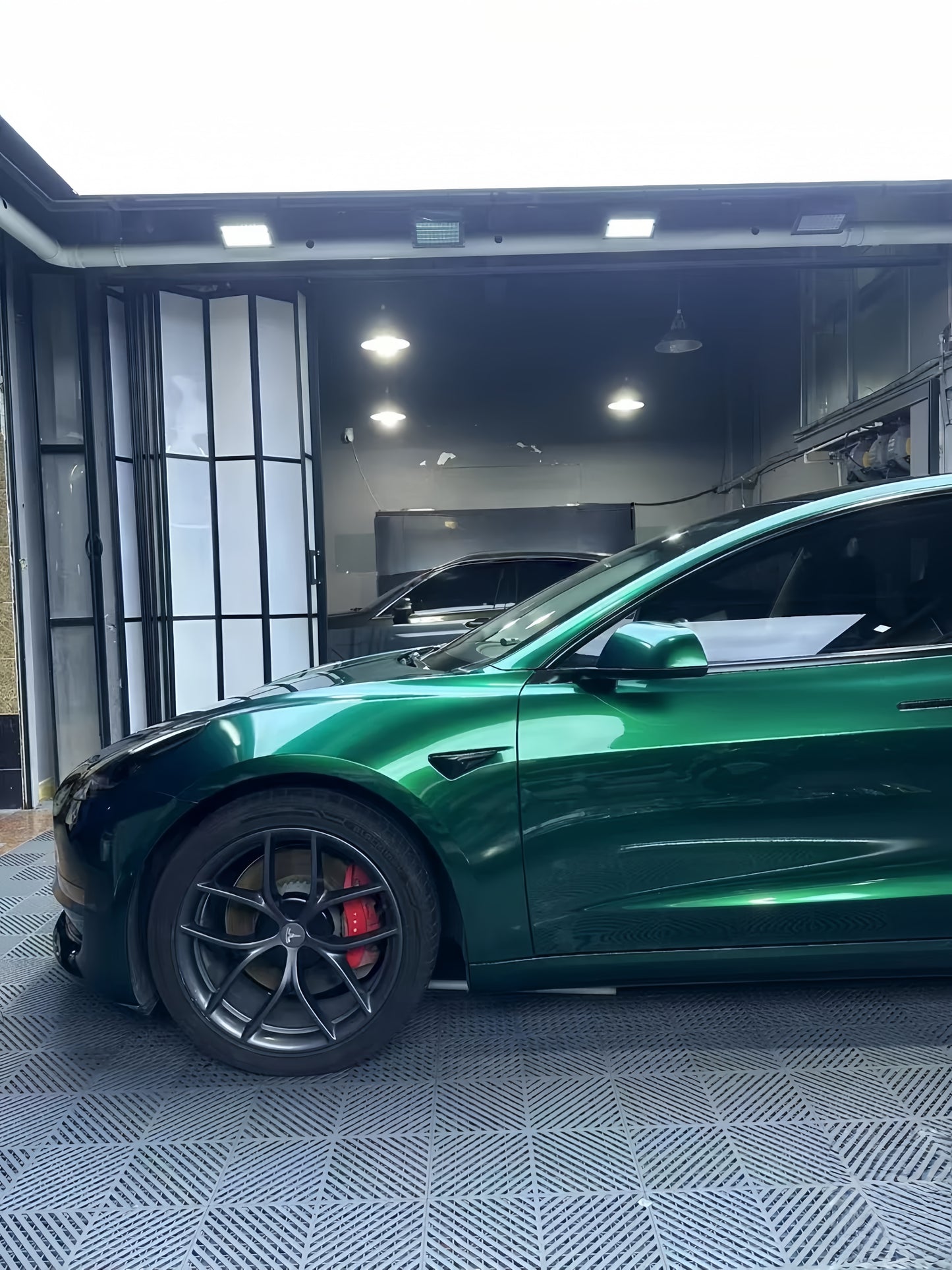 Anole Glossy Metallic La Salle Green Agate Green Vinyl Car Wrap