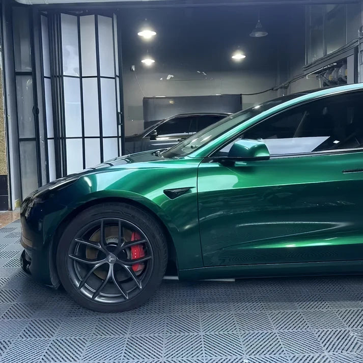 Anole Glossy Metallic La Salle Green Agate Green Vinyl Car Wrap