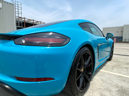 Anole High Glossy Miami Blue Car Vinyl Wrap