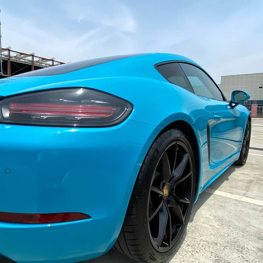 Anole High Glossy Miami Blue Car Vinyl Wrap