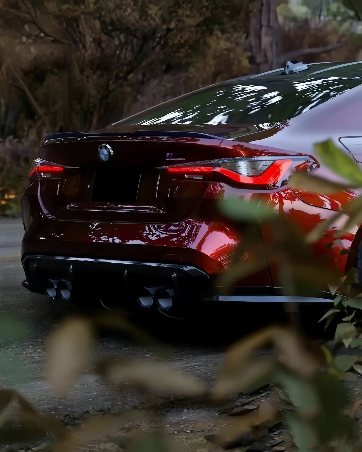 Anole Glossy Metallic Rufous Red Car Vinyl Wrap