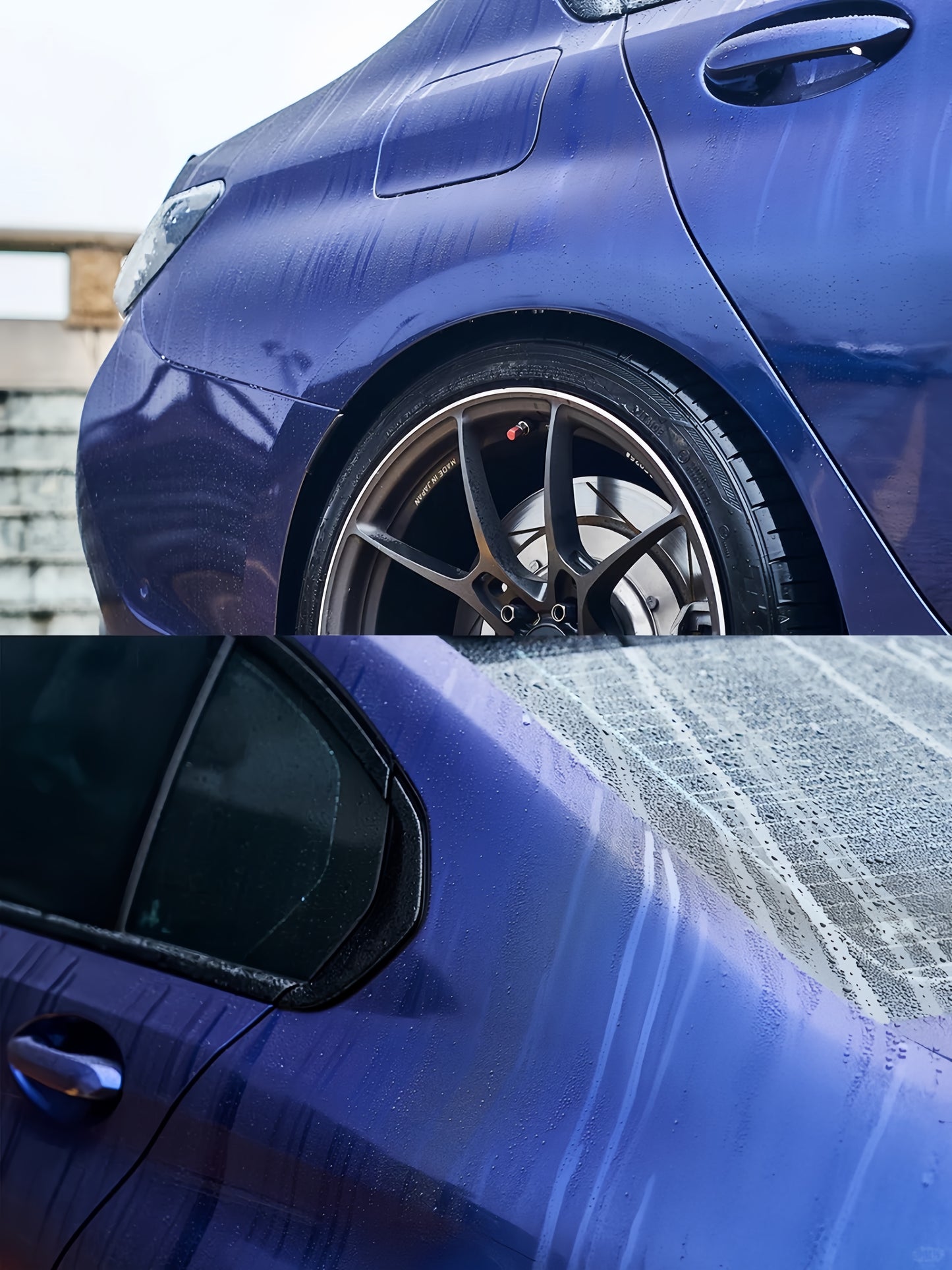 Anole Glossy Metallic Tanzanite Blue Vinyl Car Wrap