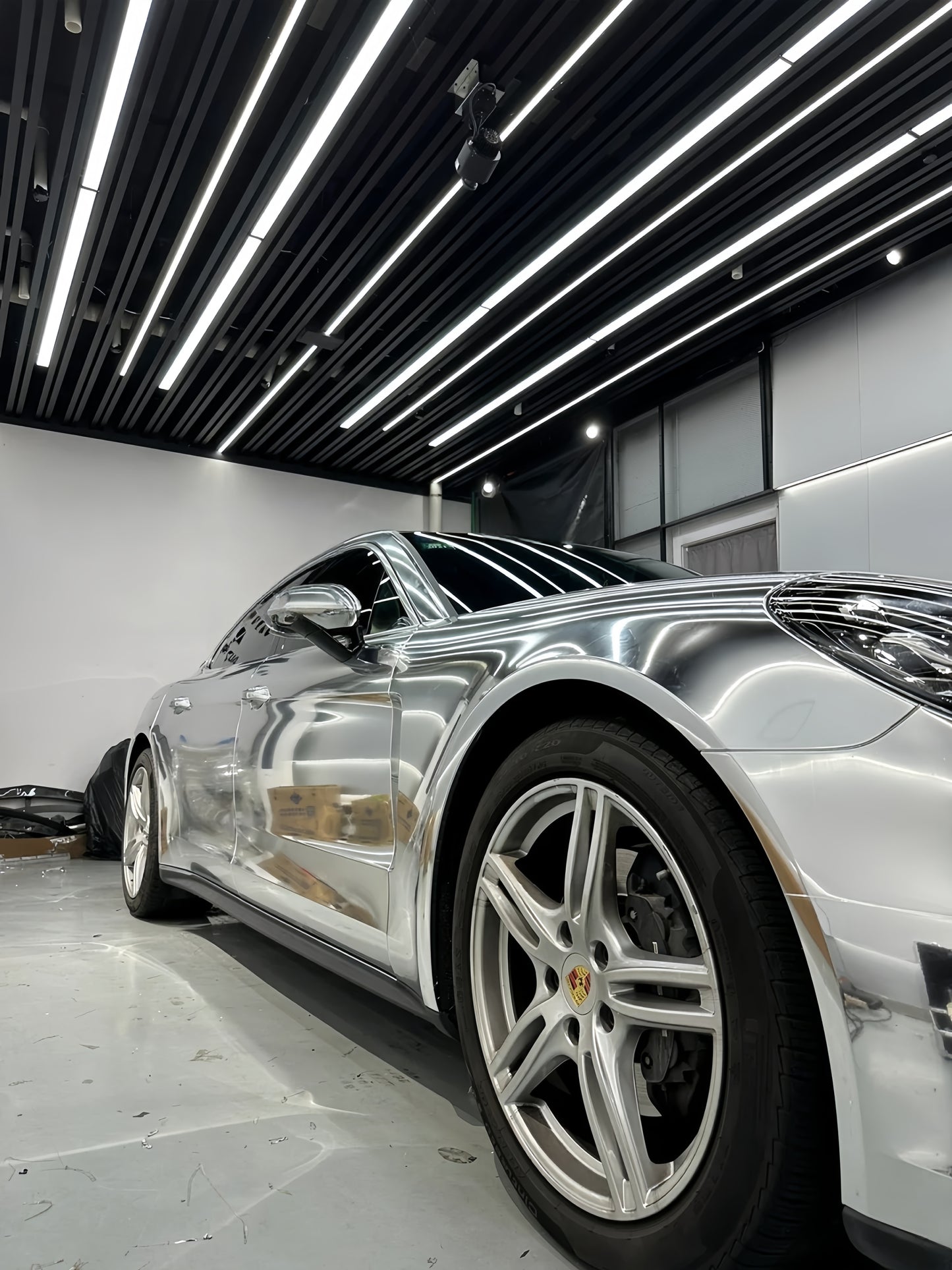 Anole Mirror Chrome Silver Vinyl Car Wrap