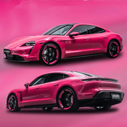 Anole High Glossy Crystal Beetroot Purple Car Vinyl Wrap