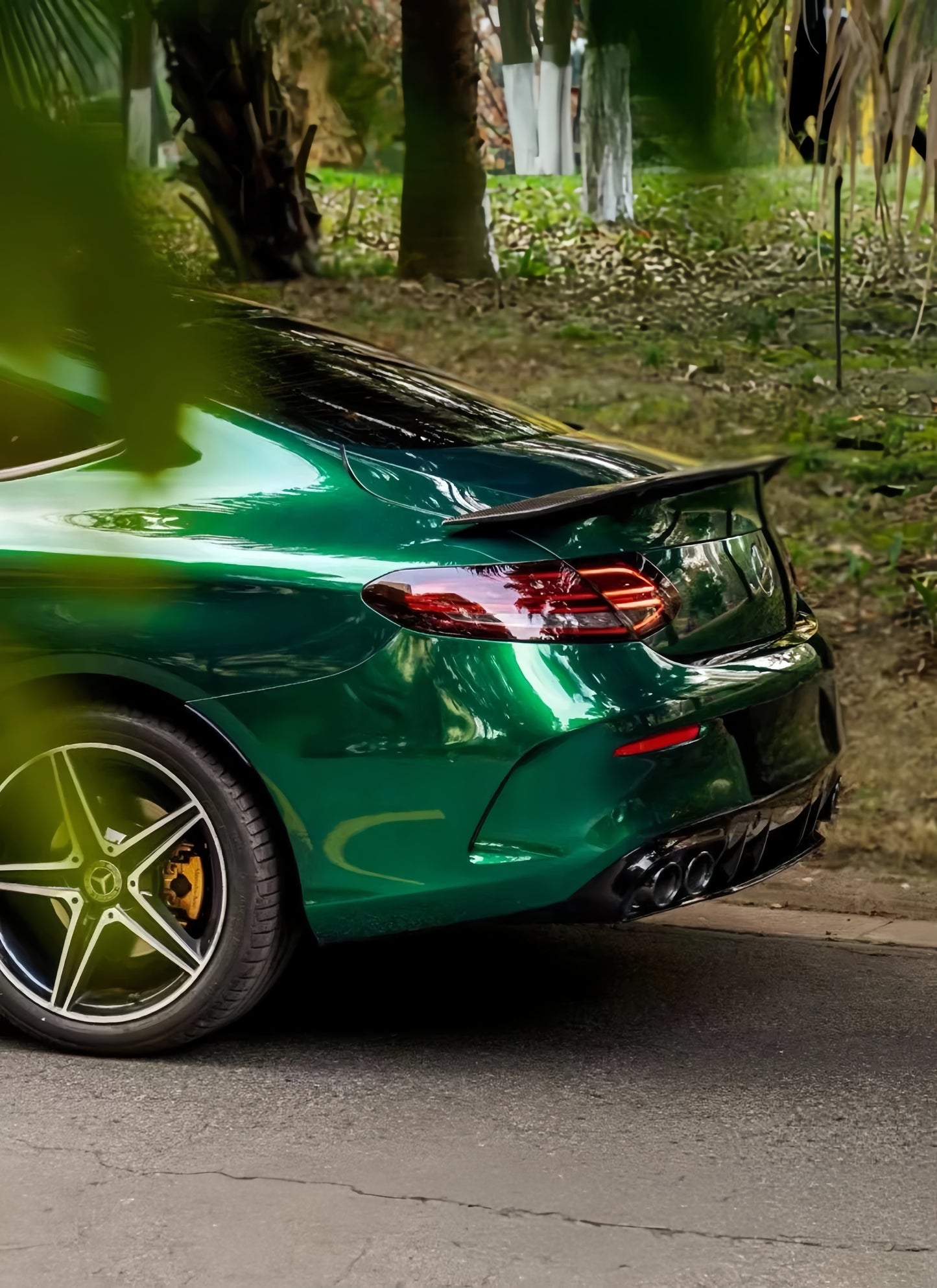 Anole Glossy Metallic La Salle Green Agate Green Vinyl Car Wrap