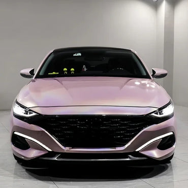 Anole Glossy Iridescent Rouge Pink Laser Car Vinyl Wrap