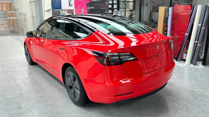 Anole High Glossy Ferrari Red Vinyl Car Wrap
