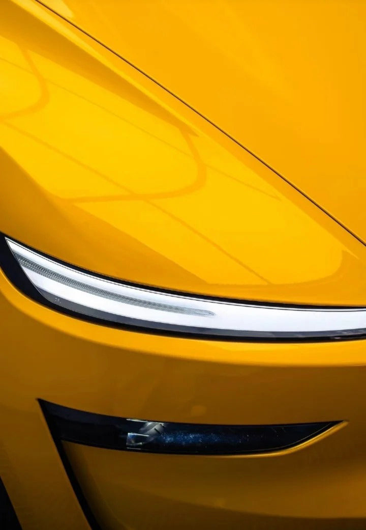 Anole Glossy Metallic Bright Yellow Bumblebee Car Vinyl Wrap