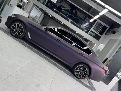 Anole Matte Dark Purple Vinyl Wrap Car