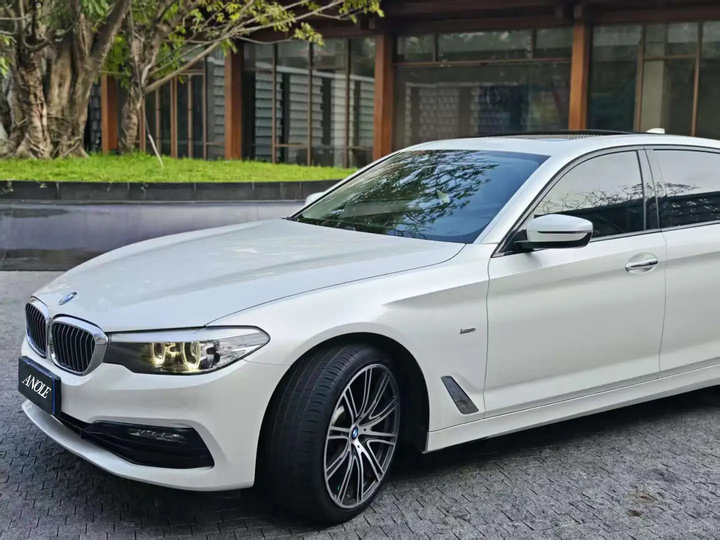 Anole Glossy Pearl White Car Vinyl Wrap