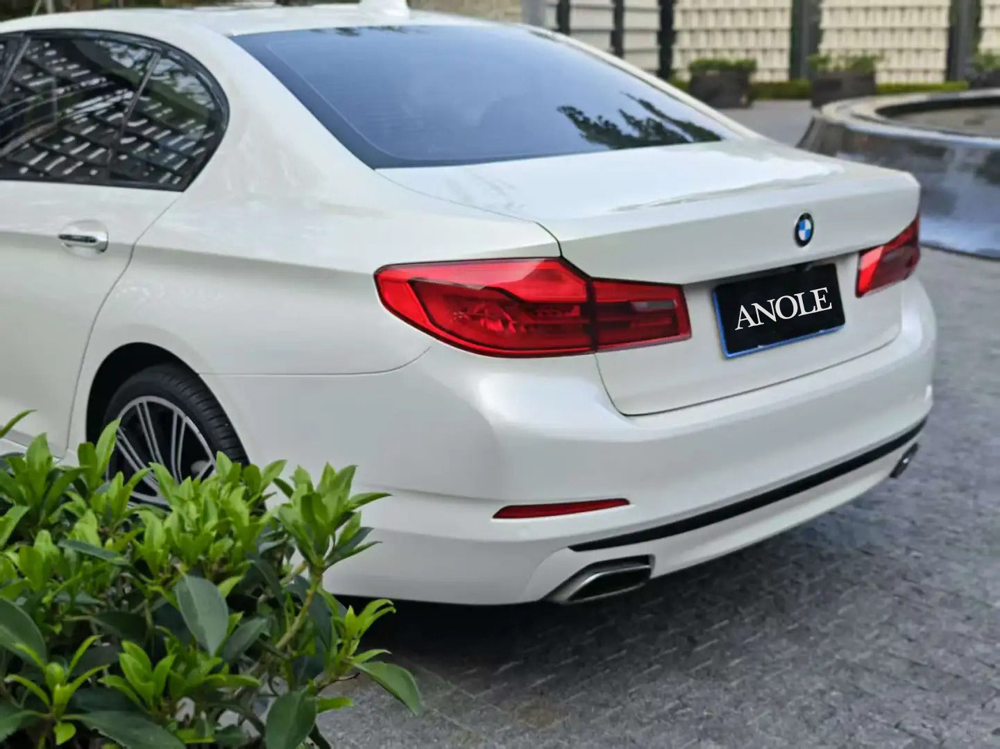 Anole Glossy Pearl White Car Vinyl Wrap