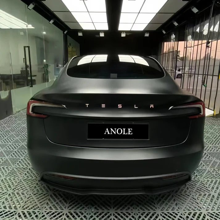 Anole Matte Satin Black Vinyl Wrap