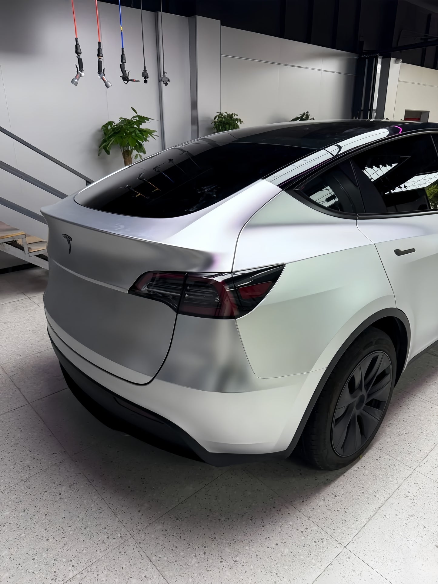 Anole Matte Chrome Silver Stain Ceramics Silver Vinyl Car Wrap