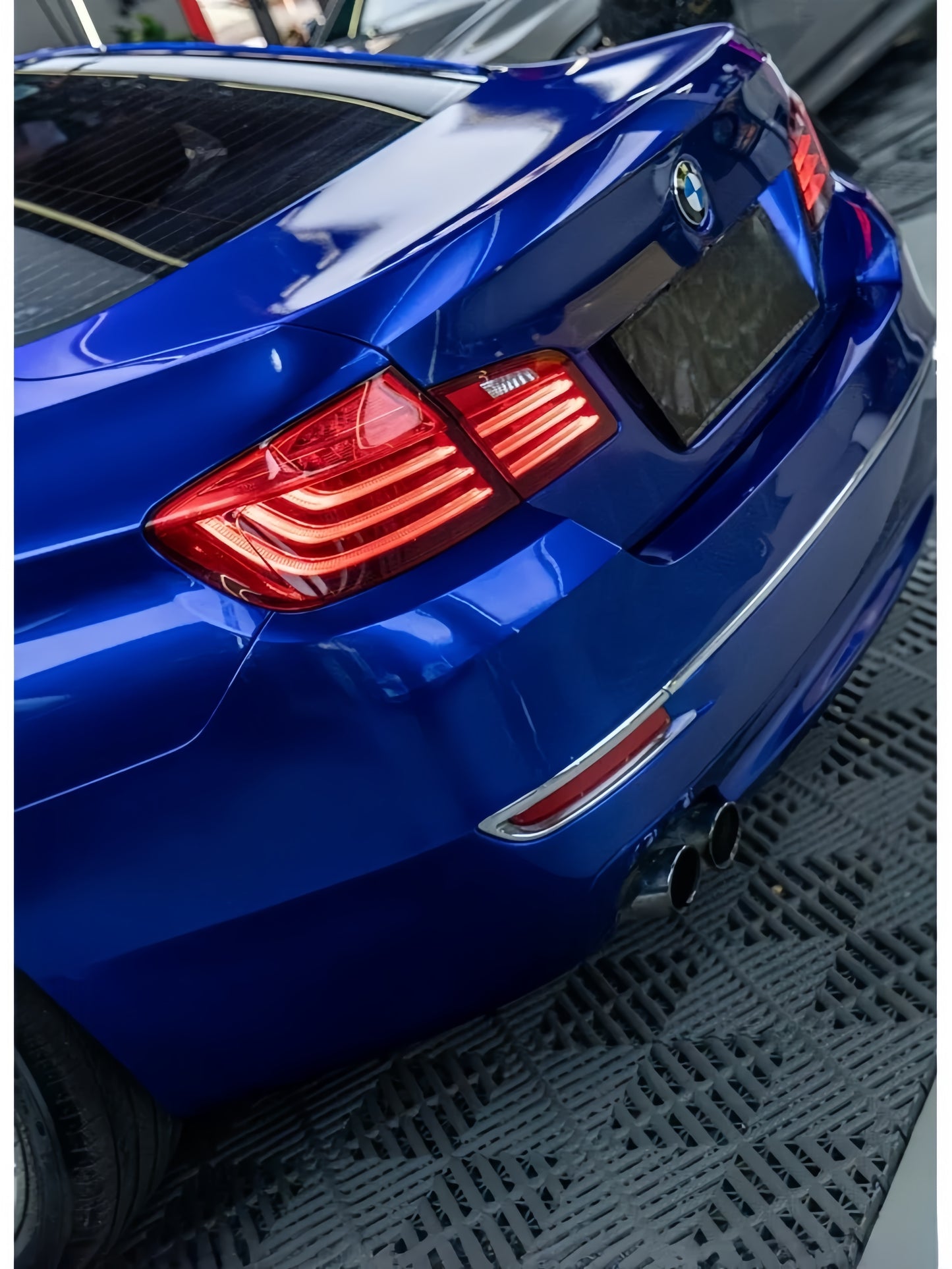 Anole Glossy Metallic Pearl Blue Car Vinyl Wrap