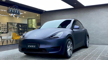 Anole Satin Chrome Saint Patrick Blue Vinyl Car Wrap