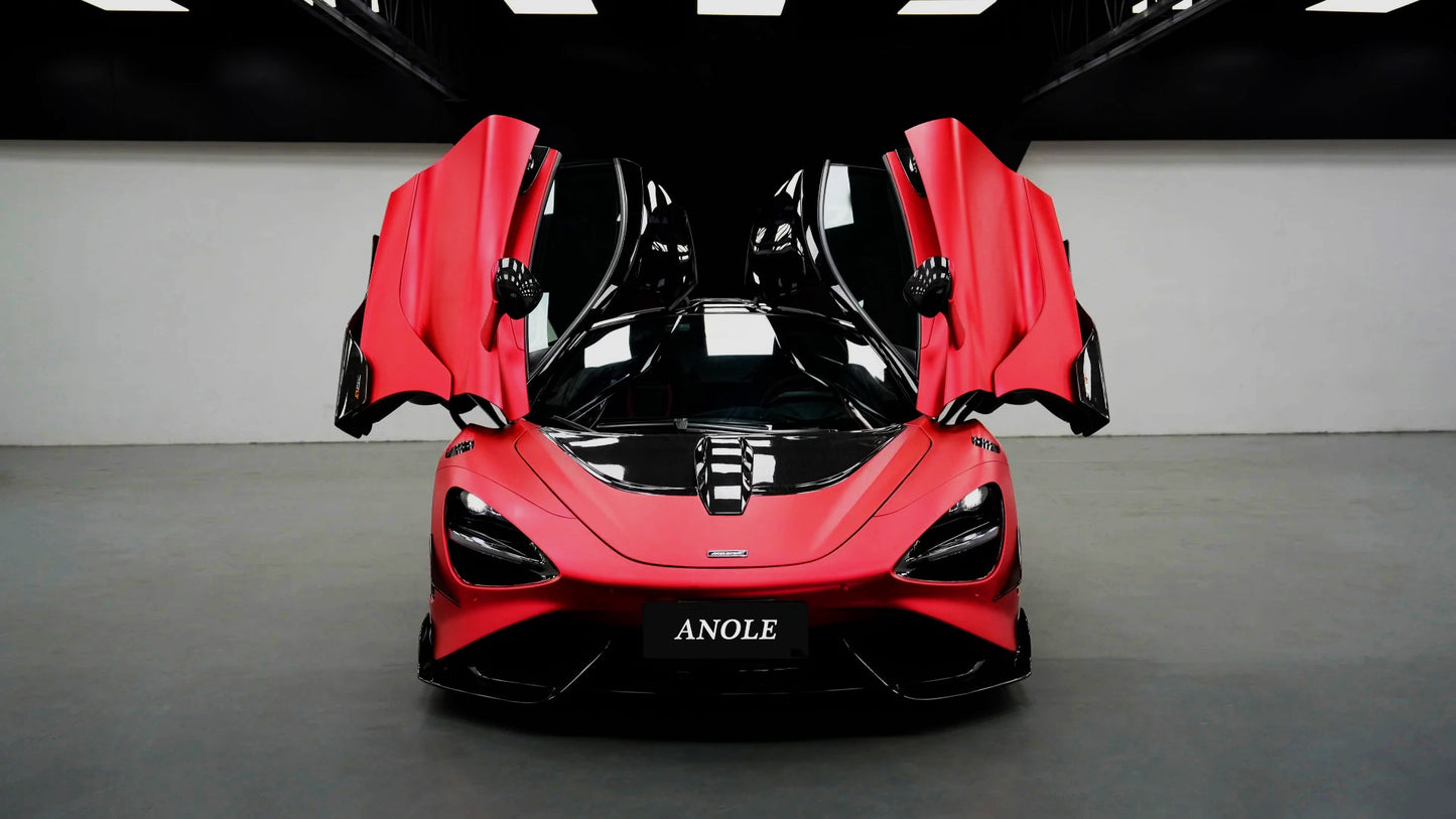 Anole Satin Chrome Prismatic Red Satin Ceramics Red Vinyl Car Wrap