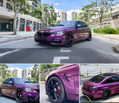 Anole Glossy Metallic Grape Purple Car Vinyl Wrap